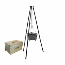 Grill Guru - tripod inc. Dutch Oven set in kist Large
