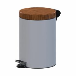 ALDA Excellent – Design prullenbak 3L - Bruin/wit