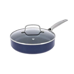 Blue Diamond – Hapjespan met deksel - 24 cm