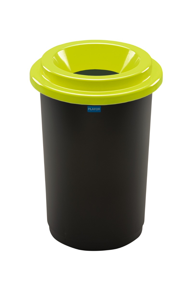 Plafor Eco Prullenbak 50L – Recycling – Groen