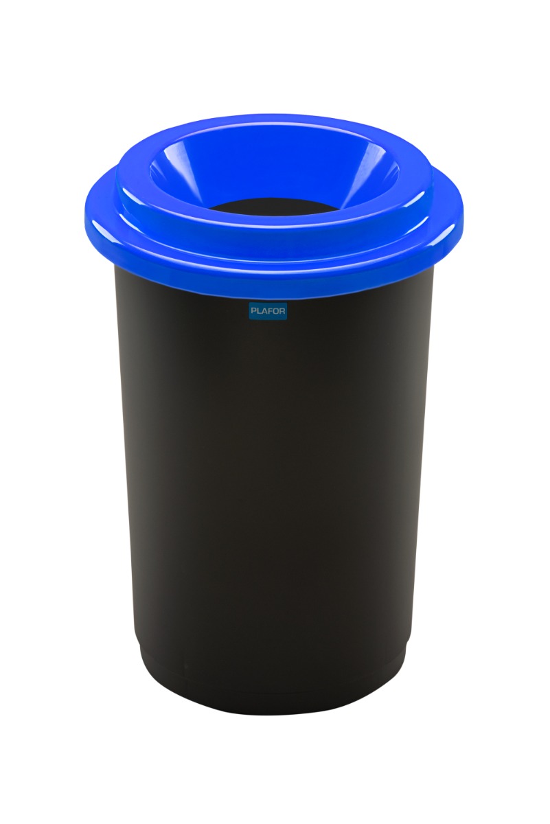 Plafor Eco Prullenbak 50L – Recycling – Blauw
