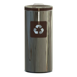 ALDA Eco - Prestige Prullenbak 45L – Bruin