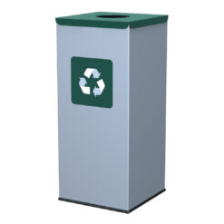 ALDA Eco - Square prullenbak 60L - Groen