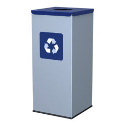 ALDA Eco - Square prullenbak 60L - Blauw